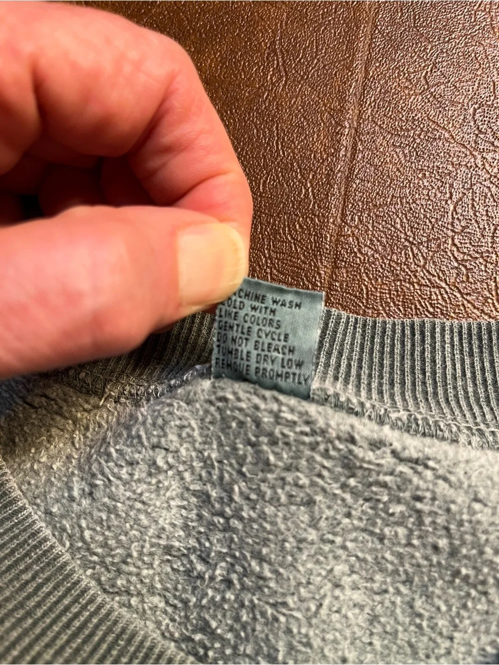 Ocean City 100% Cotton Crewneck Sweatshirt Sage Green Size Medium